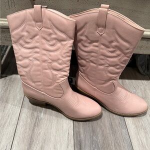 Pink Western Boots